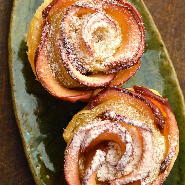 apple rose puff pastry