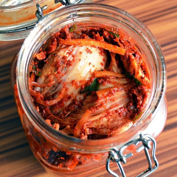 napa cabbage kimchi