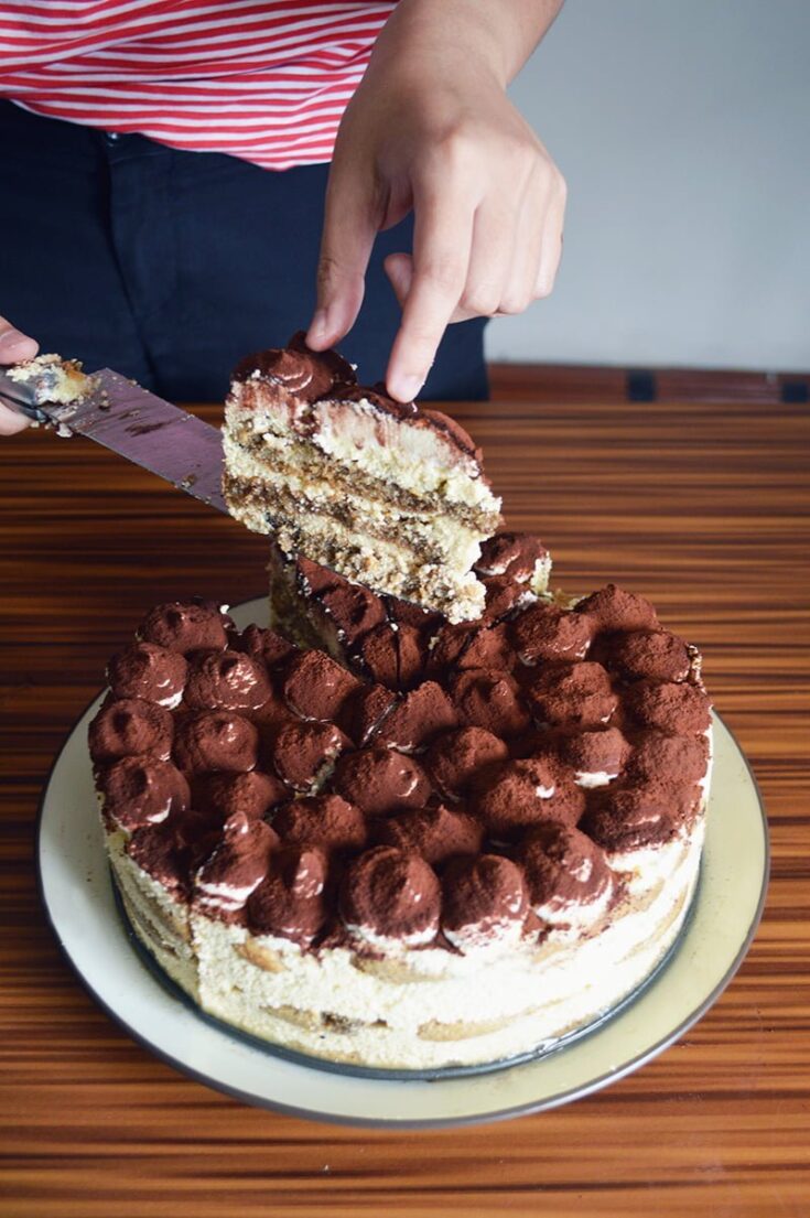 Chocolate Tiramisu Cake Recipe | Cooking Tree