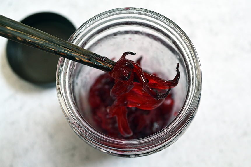 candied roselle
