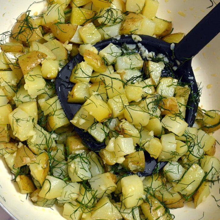 potato dill stir fry