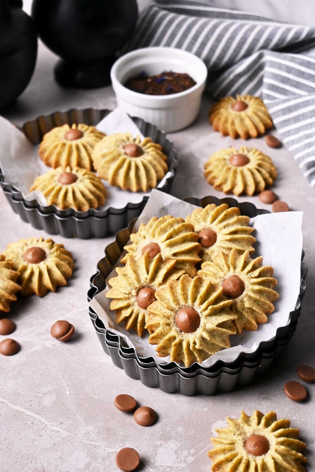 earl grey butter cookies with chocolate chips