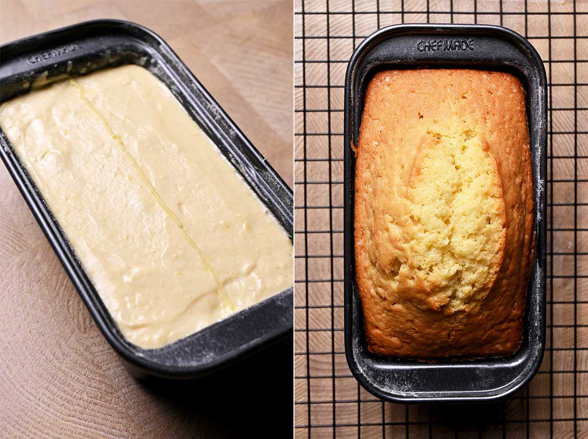 how to make pound cake split perfectly in the middle