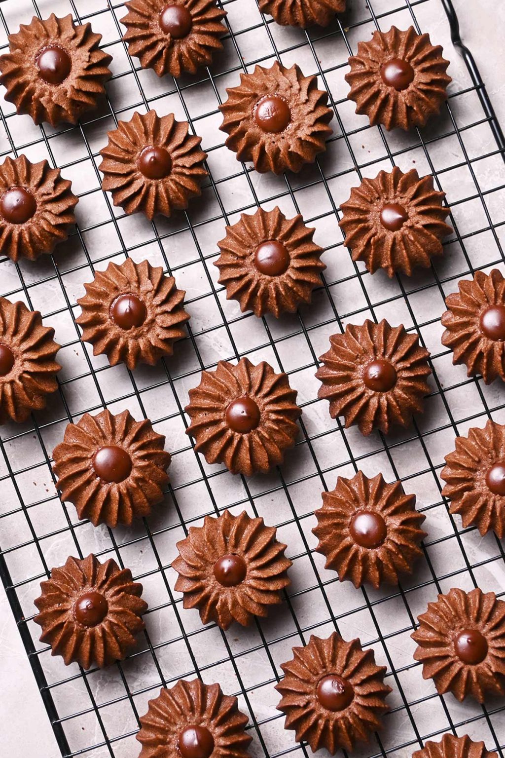 double chocolate butter cookies