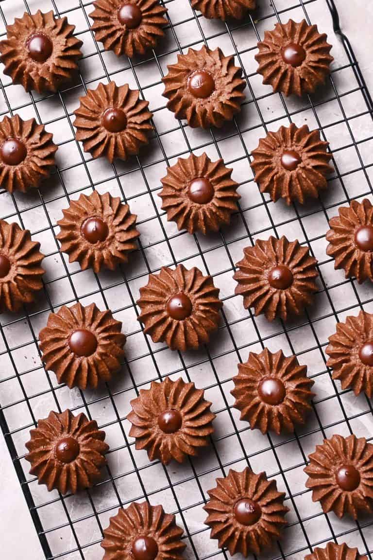 double chocolate butter cookies