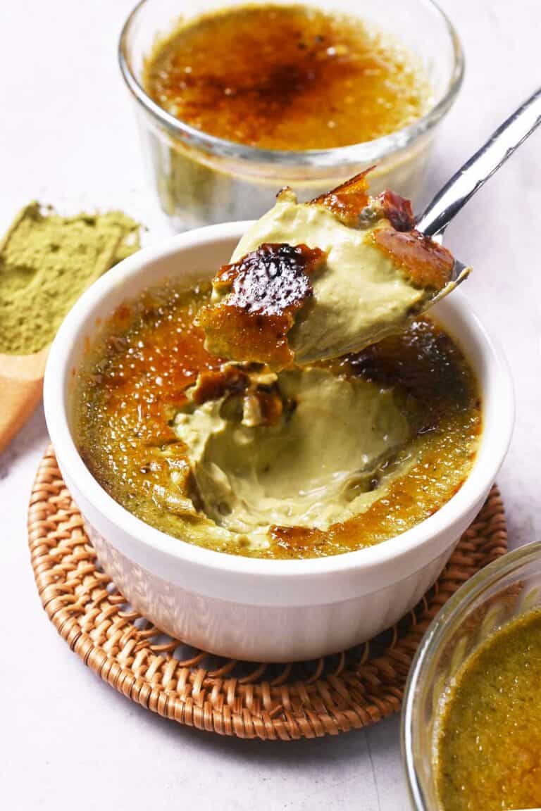 matcha creme brulee
