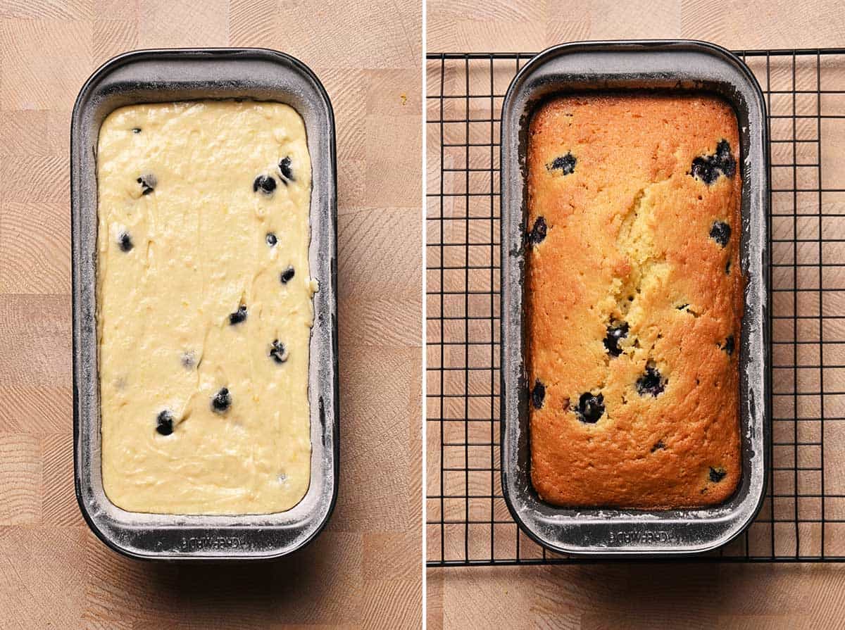 lemon blueberry pound cake