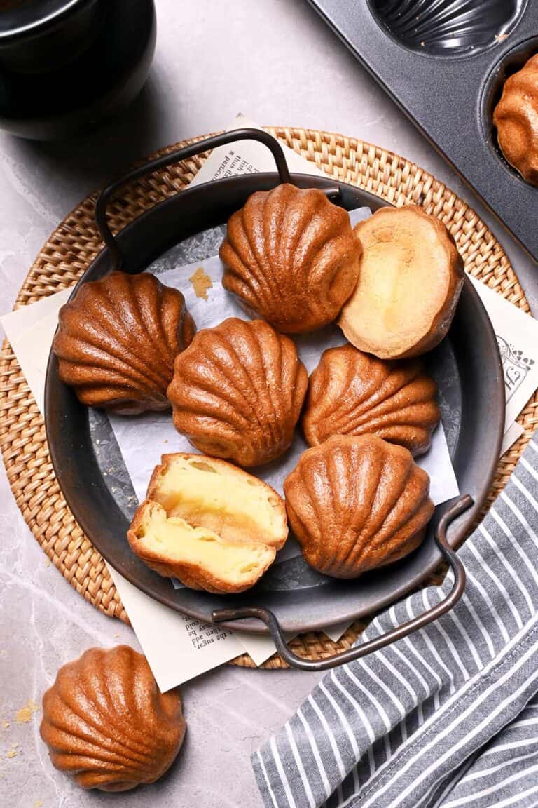 shell shaped butter rice cakes