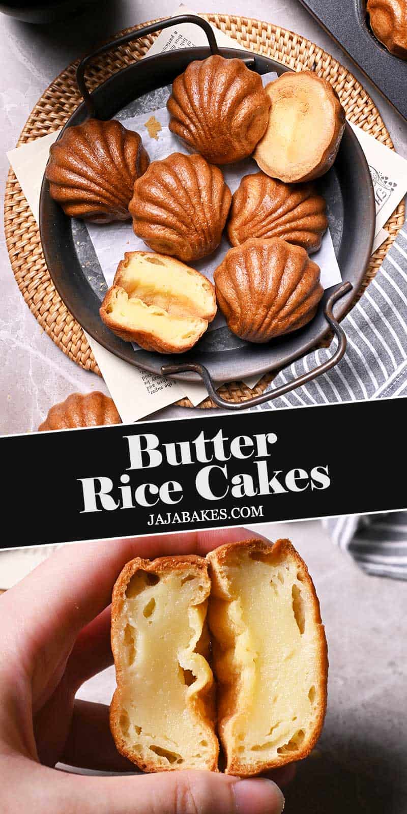 Butter Rice Cakes - Jaja Bakes
