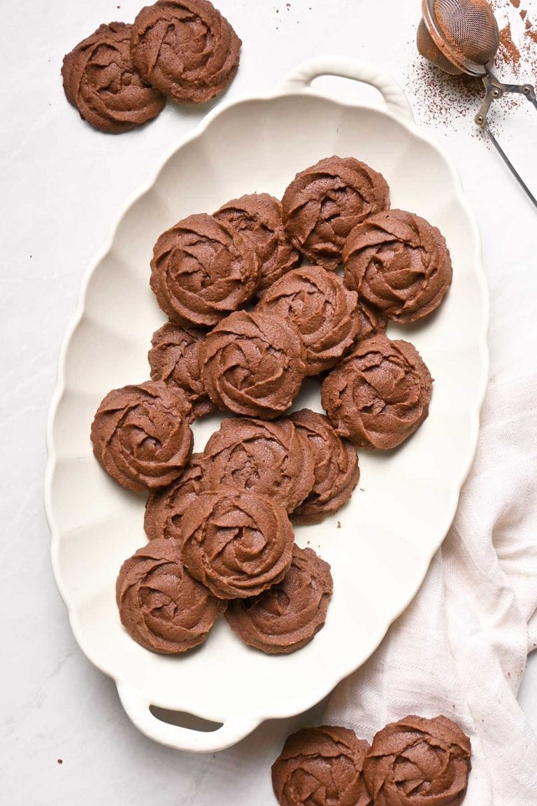 chocolate butter cookies