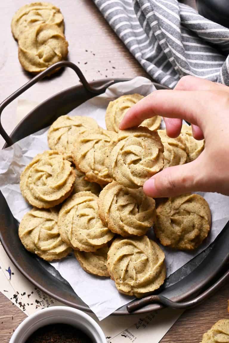 earl grey butter cookies