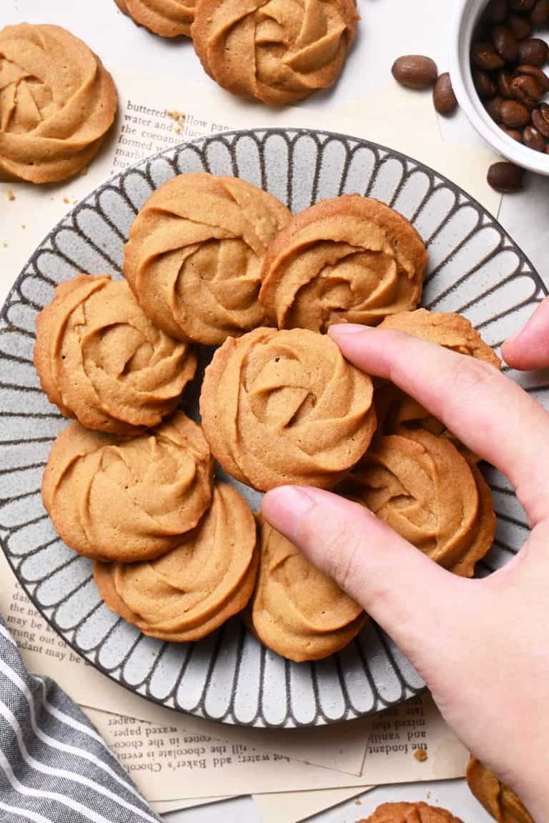 coffee butter cookies