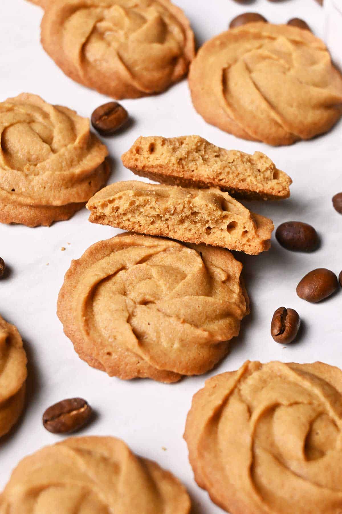 coffee butter cookies