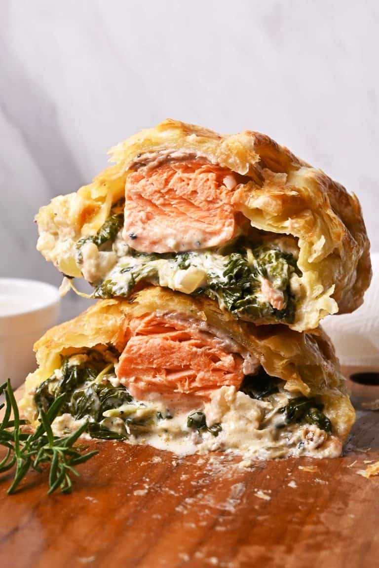 salmon wellington puff pastry