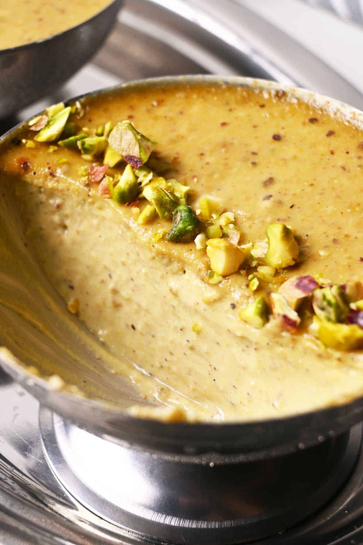 silken tofu pistachio mousse